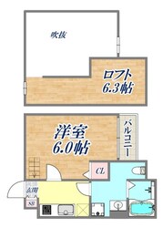 ロワジール東須磨の物件間取画像